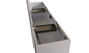 Dock Box lid Open with Trays