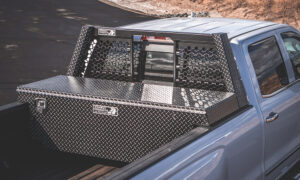 Aluminum Single Lid Truck Tool Box on Chevy Silverado - 15