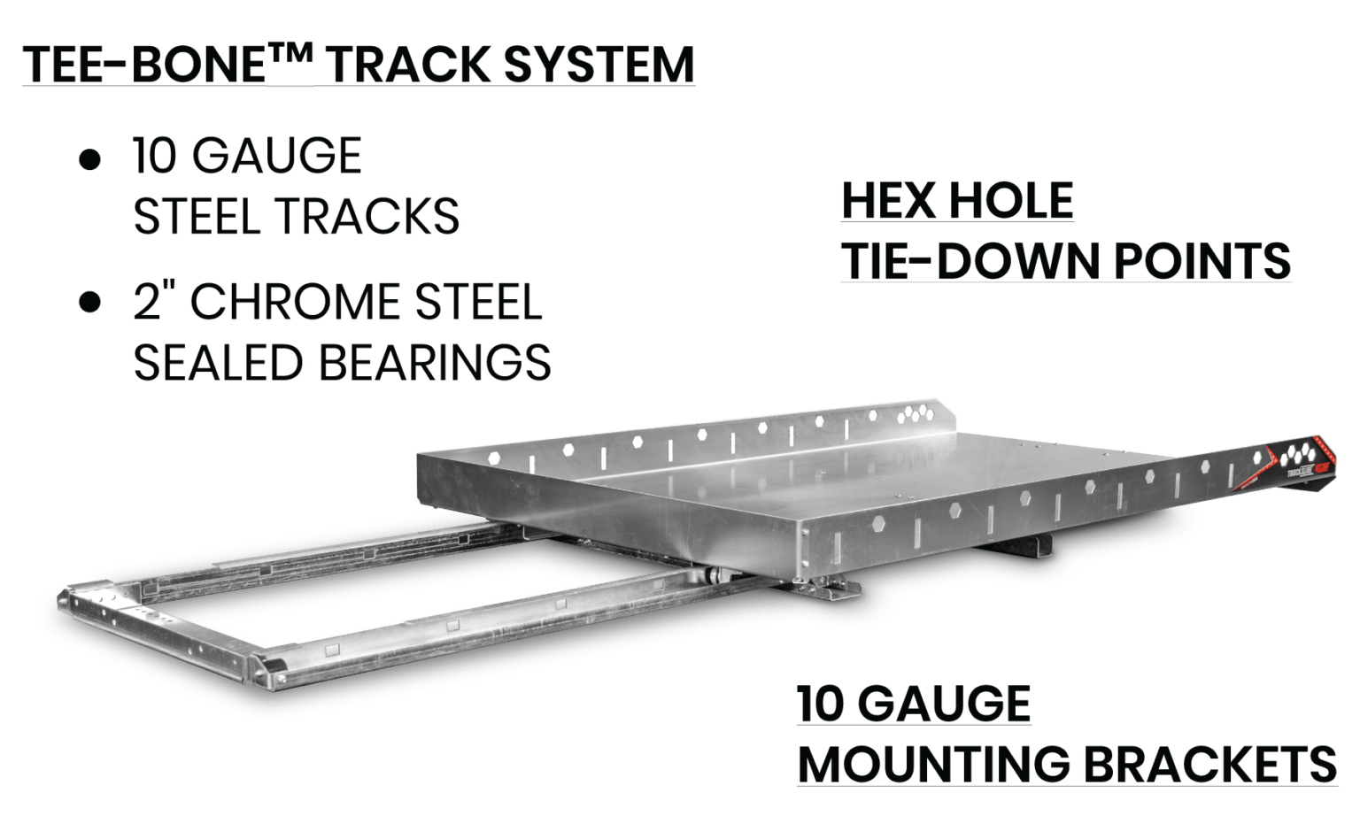 Truck Bed Slides 1200lbs, 2000lbs, and Industrial 4000lbs Heavyweight