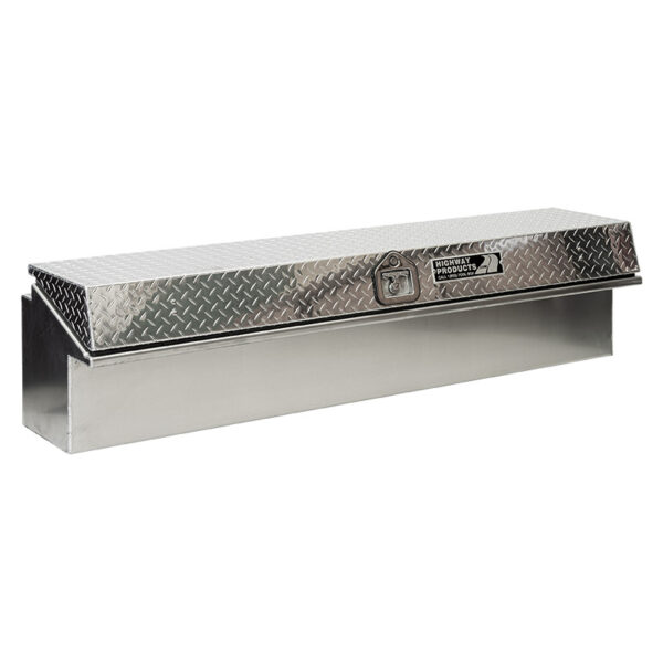 Diamond Plate Lid with Smooth Aluminum Base left 1