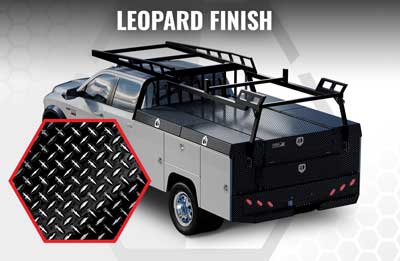 leopard plate finish for service body