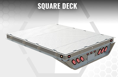 Flatbed Options Square Deck