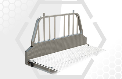 flatbed headboard with lumber stops