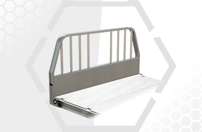 flatbed headboard tapered