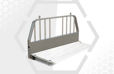 flatbed headboard tapered