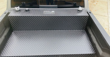 L shaped Fuel Tank for Truck Beds